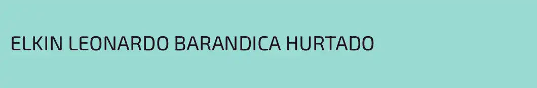 ELKIN LEONARDO BARANDICA HURTADO